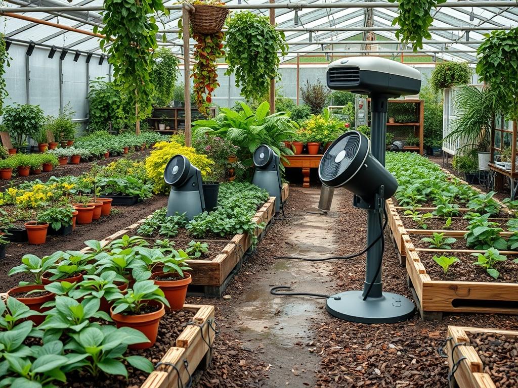 Solar Powered Cooling Fans