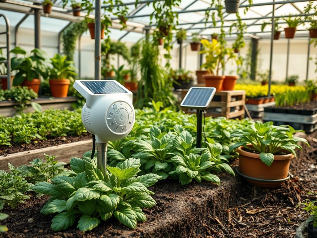 Solar Powered Garden Sensors