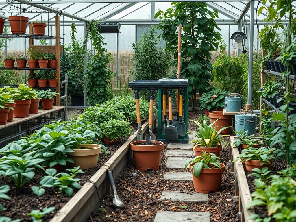 Smart Garden Tool Storage