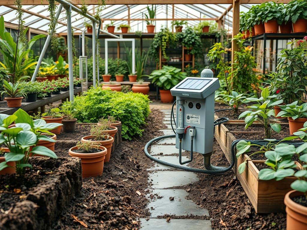 Solar Powered Garden Timers