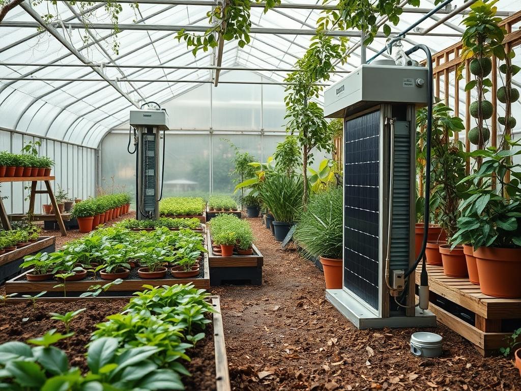 Solar Thermal Garden Heaters
