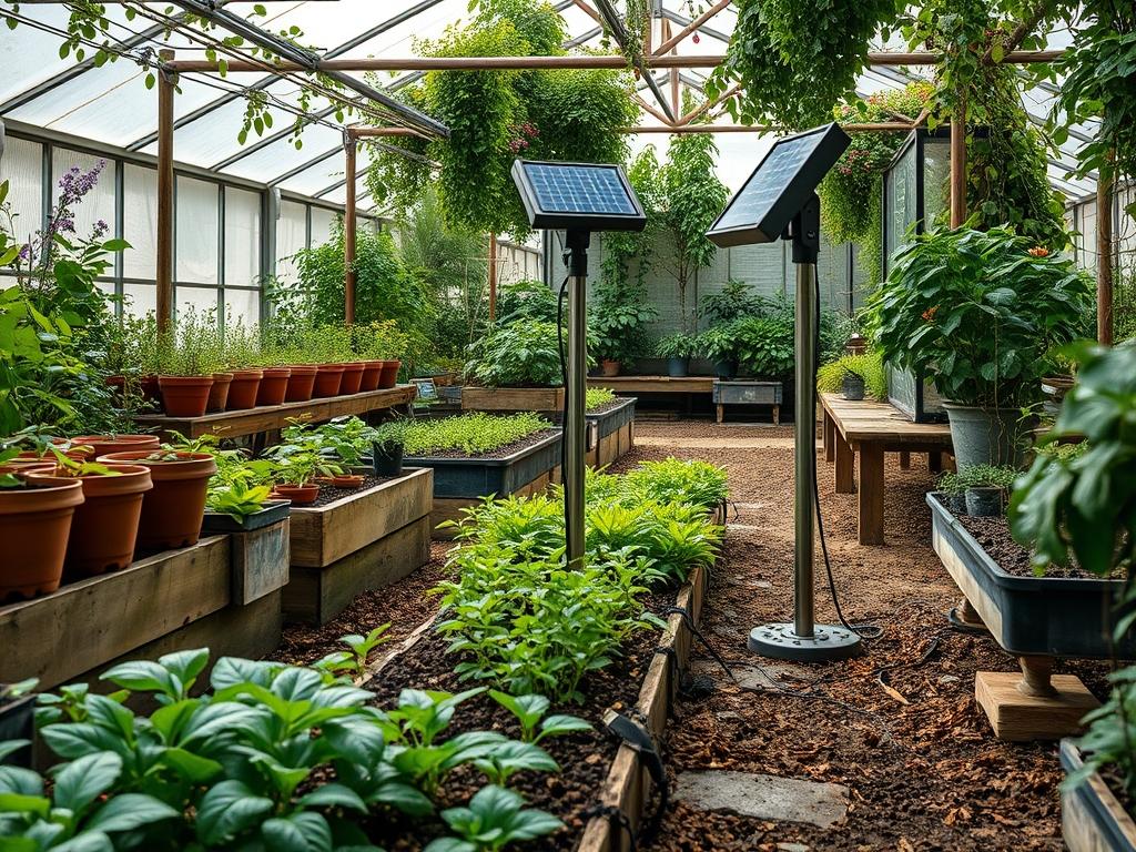 Solar Tracking Garden Lights