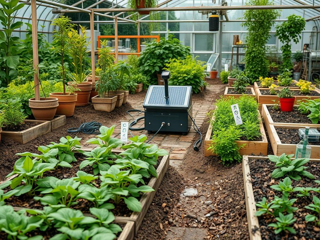 Solar Powered Garden Logic